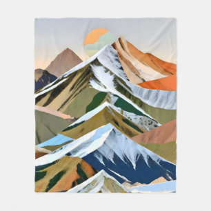 Couverture Polaire Les Grandes Montagnes
