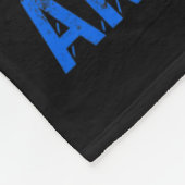 Couverture Polaire Les Guerriers de sensibilisation sont magiques Uni (Coin)