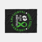 Couverture Polaire Les Guerriers De Transplantation De Rein Vivants E (Devant (Horizontal))