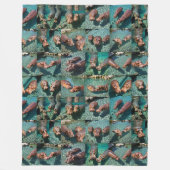 Couverture Polaire Les hippopotames en jeu : Un paradis d'étang (Devant)