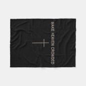 Couverture Polaire Les hommes font le paradis Fille Frère Chrétien Fo (Devant (Horizontal))