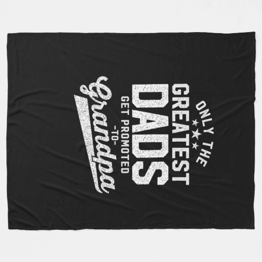 Couverture Polaire Les Hommes Les Plus Grands Dads Sont Promus À Gran (Devant (Horizontal))