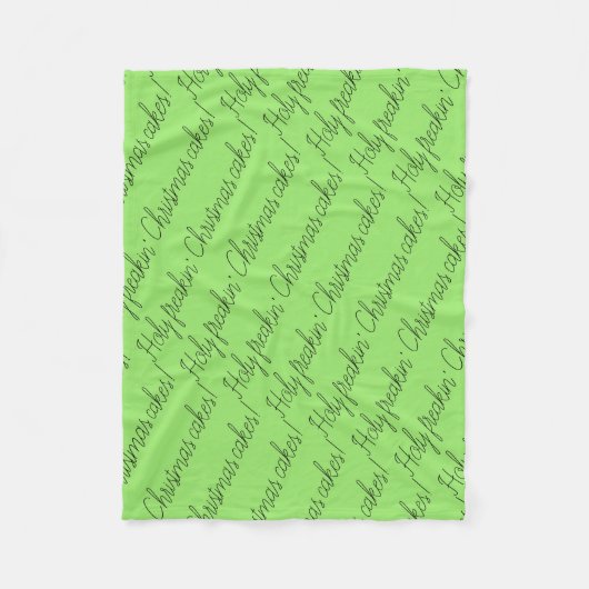 Couverture Polaire Les hristmas saints de freakin de citation noire (Devant)