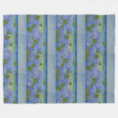 Couverture Polaire Les Hydrangées En Bord De Mer (Devant (Horizontal))