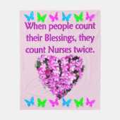 COUVERTURE POLAIRE LES INFIRMIÈRES SONT APPRÉCIÉES (Devant)