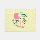 Couverture Polaire Les lecteurs floraux vont lire le livre (Devant (Horizontal))