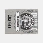 Couverture Polaire Les Légendes De Conduite De Camion Sont Nées En Ja (Devant (Horizontal))