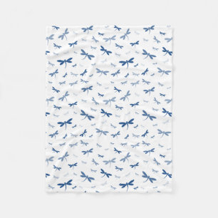 Couverture Polaire Les libellules de couleurs personnalisées - Divers