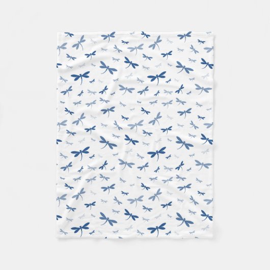 Couverture Polaire Les libellules de couleurs personnalisées - Divers (Devant)