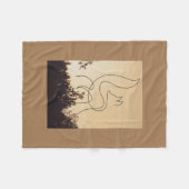 Couverture Polaire Les Loups blancs (Devant (Horizontal))