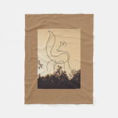 Couverture Polaire Les Loups blancs (Devant)