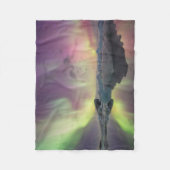 Couverture Polaire Les lumières d'Aurora se reflètent dans la lagune (Devant)