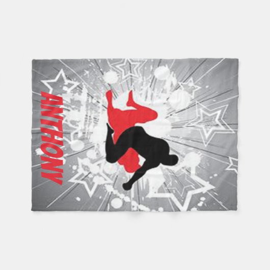 Couverture Polaire Les lutteurs ExplodingWith tient le premier rôle (Devant (Horizontal))