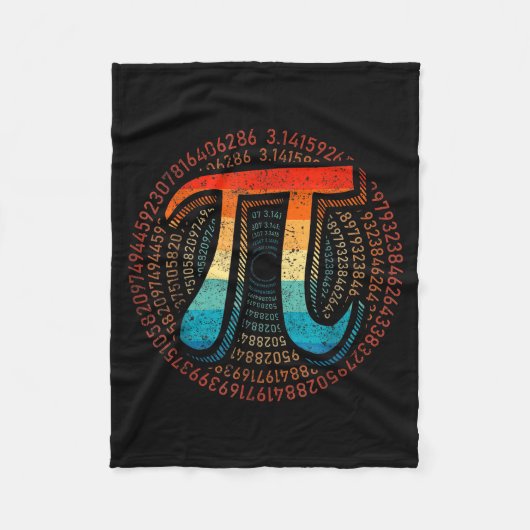Couverture Polaire Les Mathématiques Sont Simples Comme Pi Professeur (Devant)