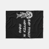 Couverture Polaire Les Mauvaises Choses Se Sont Produites Dans Le Mot (Devant (Horizontal))