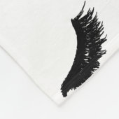 Couverture Polaire Les mèches modèlent la copie moderne de cil (Coin)