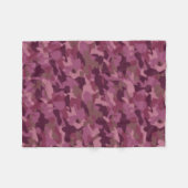 Couverture Polaire Les militaires couvrants roses Girly de Camo (Devant (Horizontal))