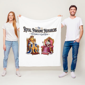 Couverture Polaire Les Monarques Royaux Pawsome