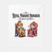 Couverture Polaire Les Monarques Royaux Pawsome (Devant)