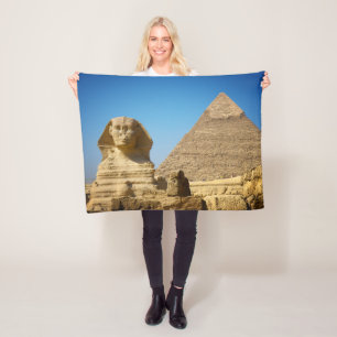 Couverture Polaire Les monuments Sphinx & Pyramide d'Egypte