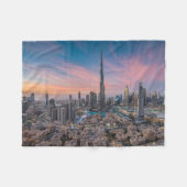 Couverture Polaire Les monuments | Ville de Dubaï (Devant (Horizontal))