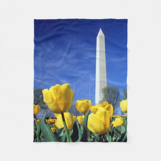 Couverture Polaire Les monuments | Washington Monument au printemps (Devant)