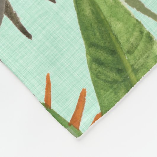 Couverture Polaire Les oiseaux au paradis (Coin)