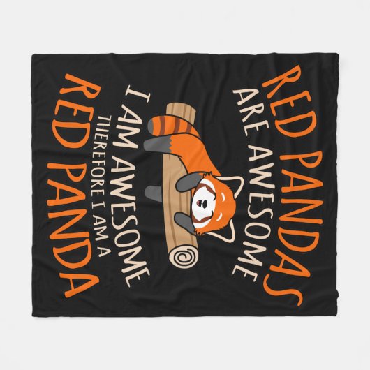 Couverture Polaire Les Pandas Rouges Sont Des Animaux De Compagnie Am (Devant (Horizontal))