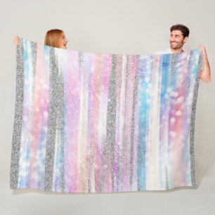Couverture Polaire Les Parties scintillant modernes d'Iridescente et 