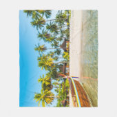 Couverture Polaire Les pavillons de la station touristique sur la (Devant)