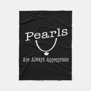 Couverture Polaire Les Perles Sont Toujours Appropriés Citation Clic 