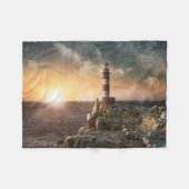 Couverture Polaire Les phares | Phare rouge et blanc (Devant (Horizontal))