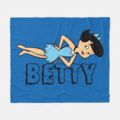 Couverture Polaire Les Pierrafeu | Betty Rubble (Devant (Horizontal))