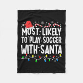 Couverture Polaire Les Plus Probables De Jouer Au Football Avec Père (Devant)