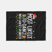 Couverture Polaire Les plus susceptibles de danser avec la famille de (Devant (Horizontal))