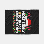 Couverture Polaire Les Plus Susceptibles D'Échanger Frère Pour Les Ca (Devant (Horizontal))