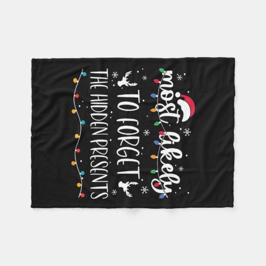 Couverture Polaire Les Plus Susceptibles D'Oublier Le Caché Présente  (Devant (Horizontal))