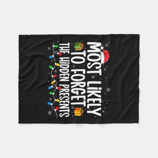 Couverture Polaire Les Plus Susceptibles D'Oublier Le Caché Présente  (Devant (Horizontal))