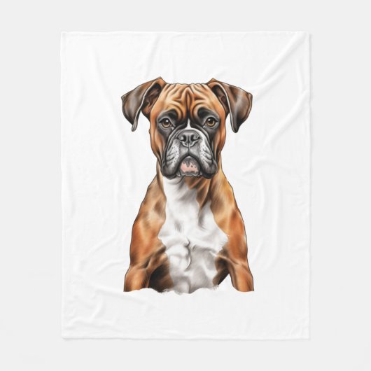 Couverture Polaire Les potes de boxer les mignons dessins pour chien  (Devant)