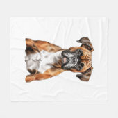 Couverture Polaire Les potes de boxer les mignons dessins pour chien  (Devant (Horizontal))