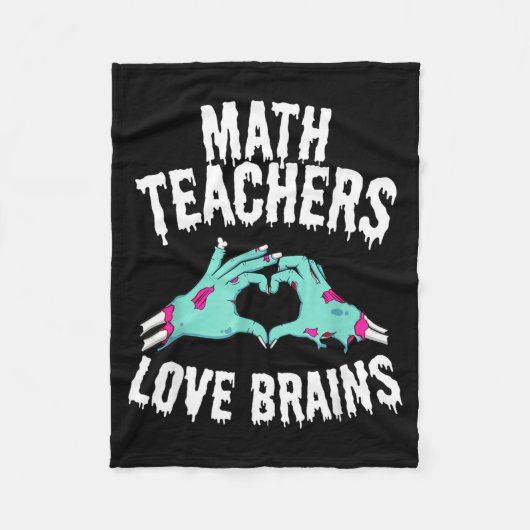 Couverture Polaire Les professeurs de mathématiques aiment les cervea (Devant)
