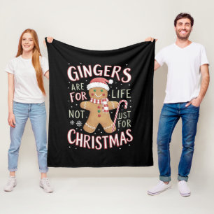 Couverture Polaire Les Roux Sont Pour La Vie Pas Seulement Pour Noël