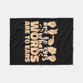 Couverture Polaire Les signes sont à l'oeil ce que les mots sont à l' (Devant (Horizontal))