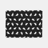 Couverture Polaire Les silhouettes de moutons de motif d'impression (Devant (Horizontal))