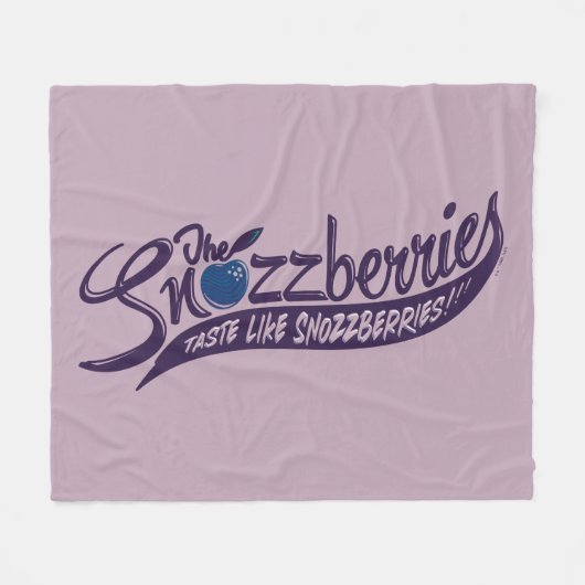 Couverture Polaire Les Snozzberries Goûtent Comme Les Snozzberries ! (Devant (Horizontal))