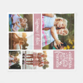 Couverture Polaire Les soeurs font le parfait meilleur collage photo  (Devant (Horizontal))