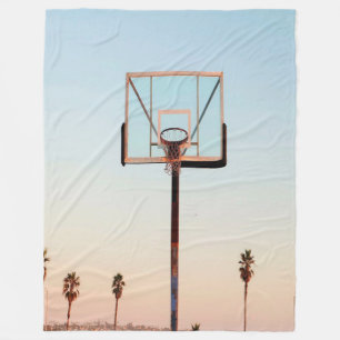 Couverture Polaire Les terrains de basket Louveur de basket