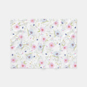 Couverture Polaire Les tons de Bloom Pastel (Devant (Horizontal))