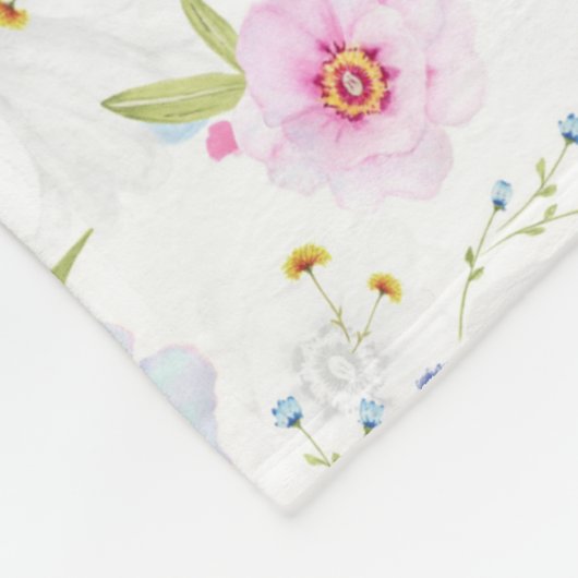 Couverture Polaire Les tons de Bloom Pastel (Coin)