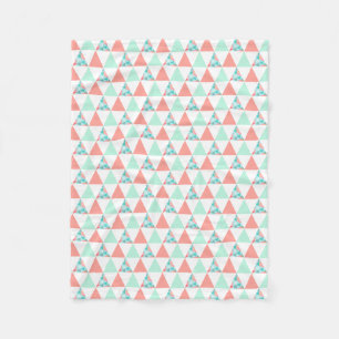 Couverture Polaire Les triangles géométriques monnayent le motif ro